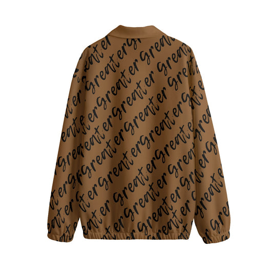 Gold Greater Print Collar Jacket