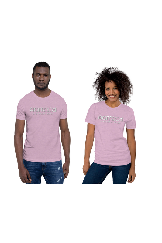 AGM White Logo Unisex t-shirt