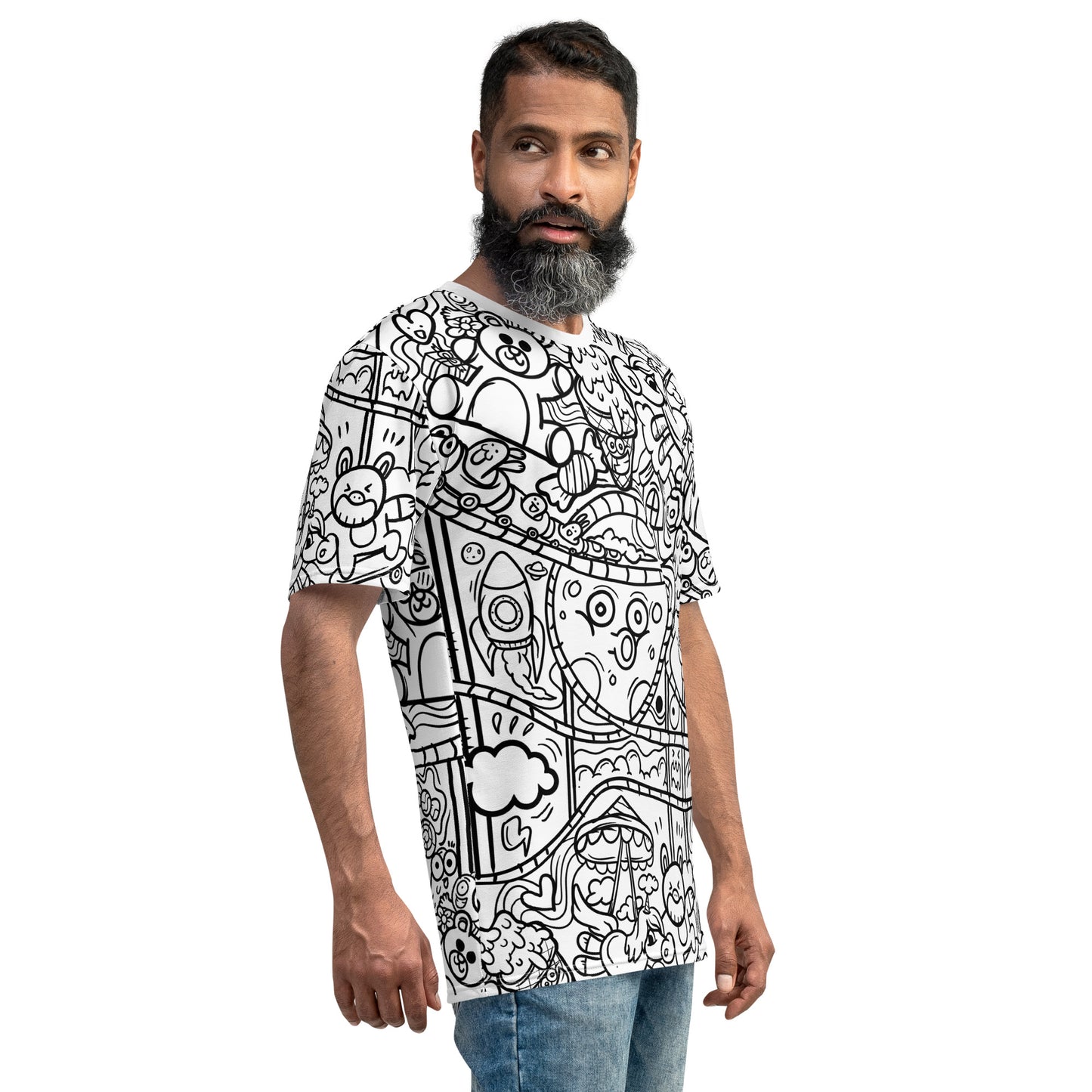 Graffiti Print Men's t-shirt