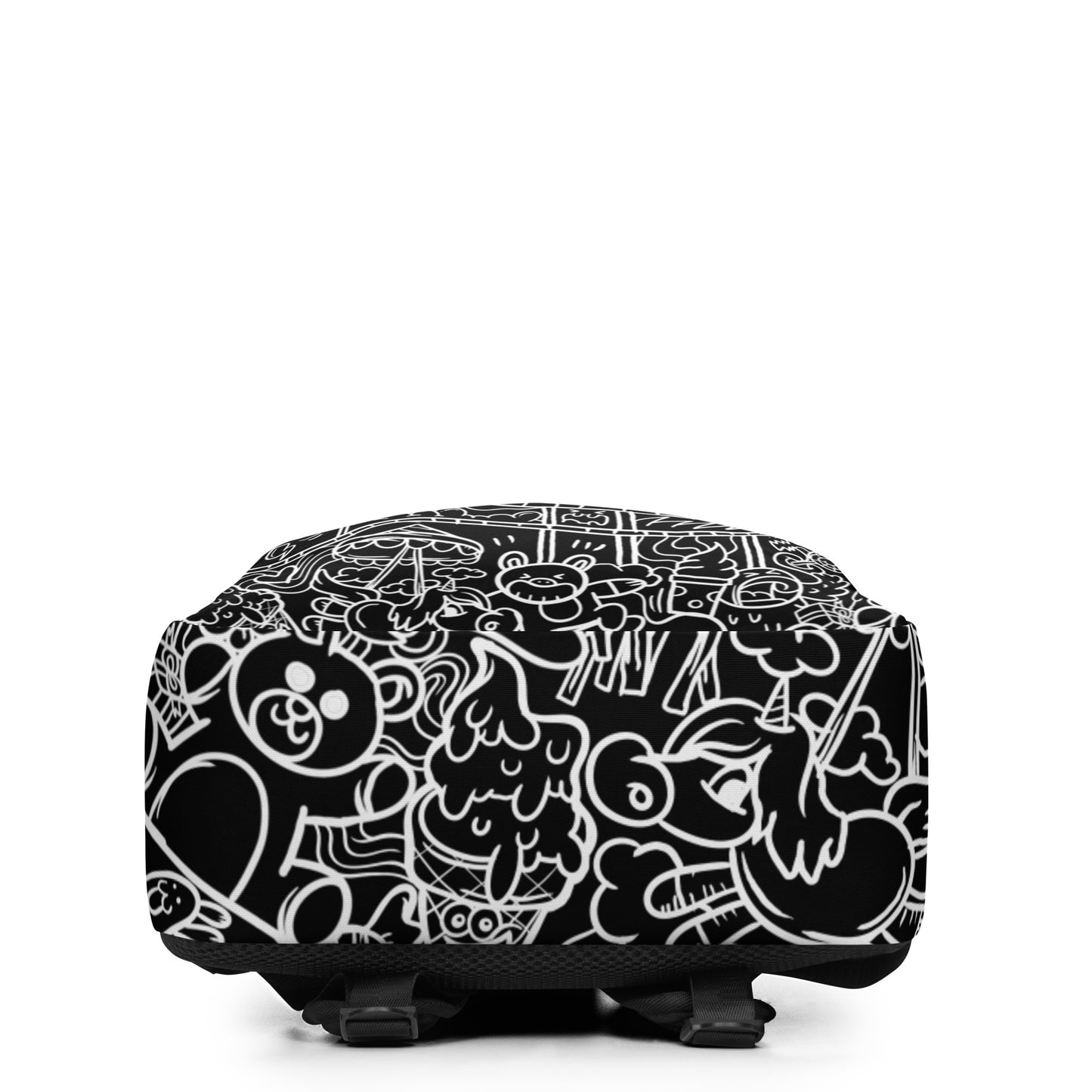 Black Graffiti Backpack