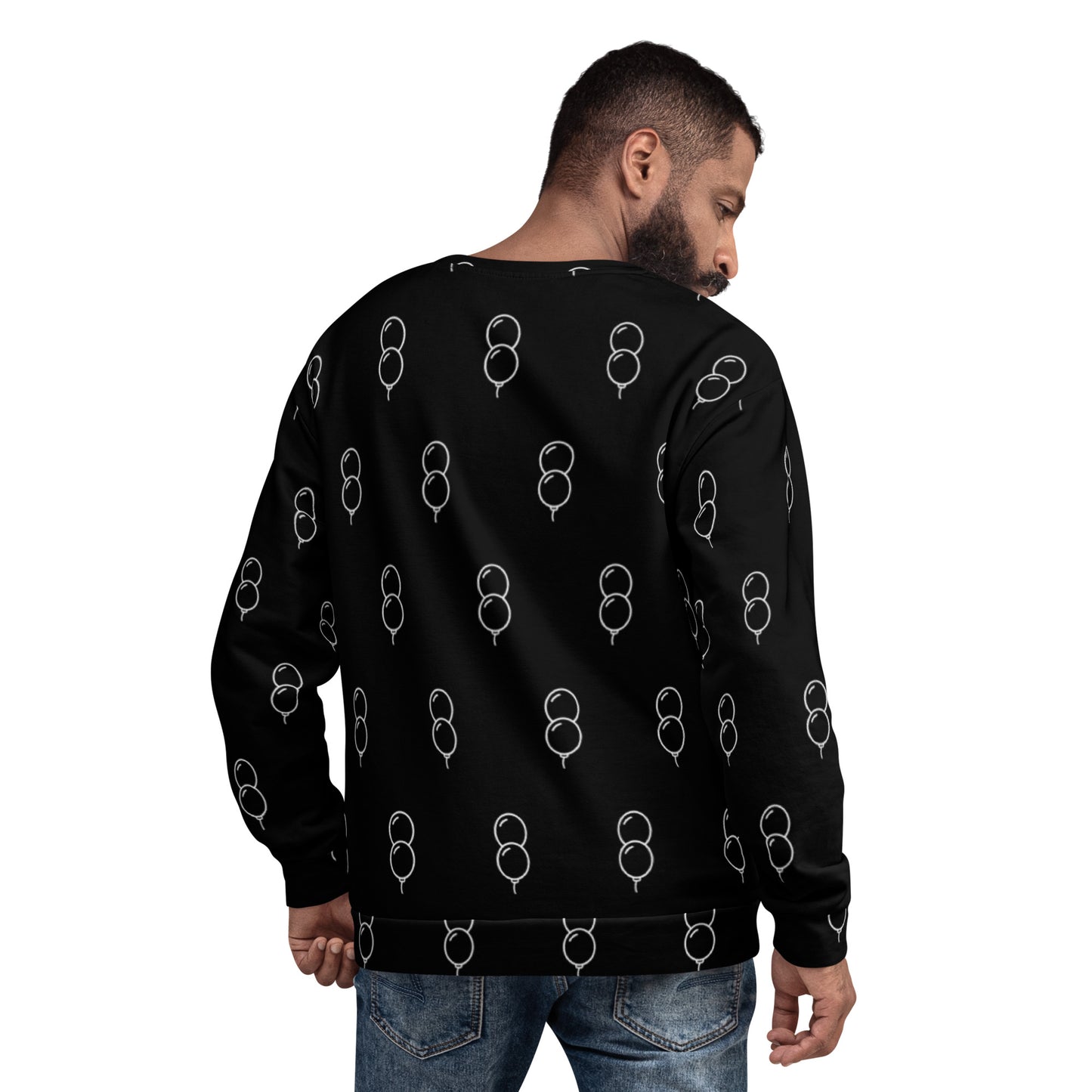 Balloon Print Unisex Sweatshirt