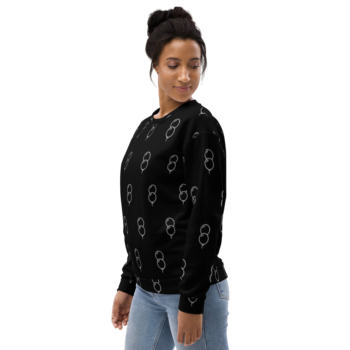 Balloon Print Unisex Sweatshirt