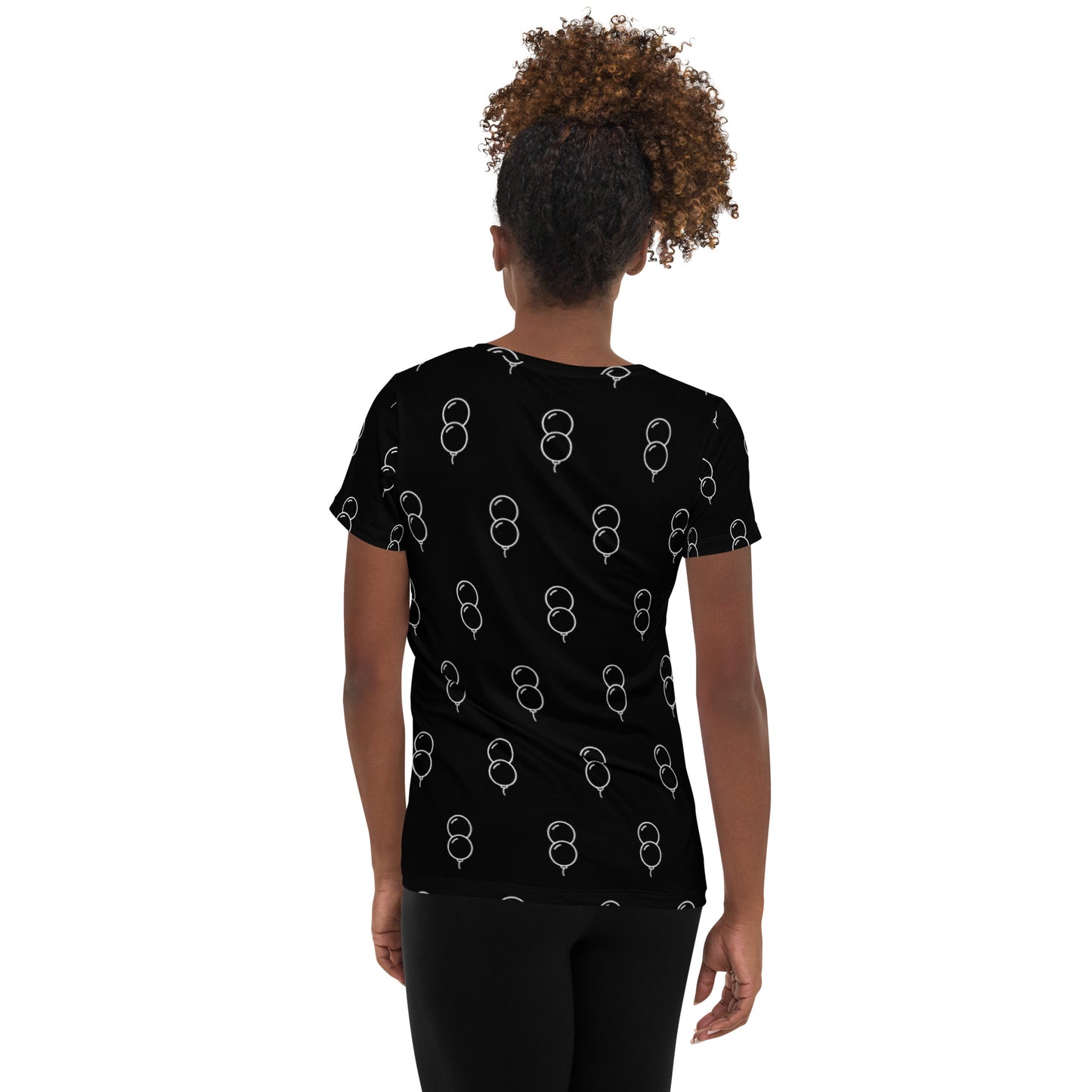 Balloon Print Women's Athletic T-shirt
