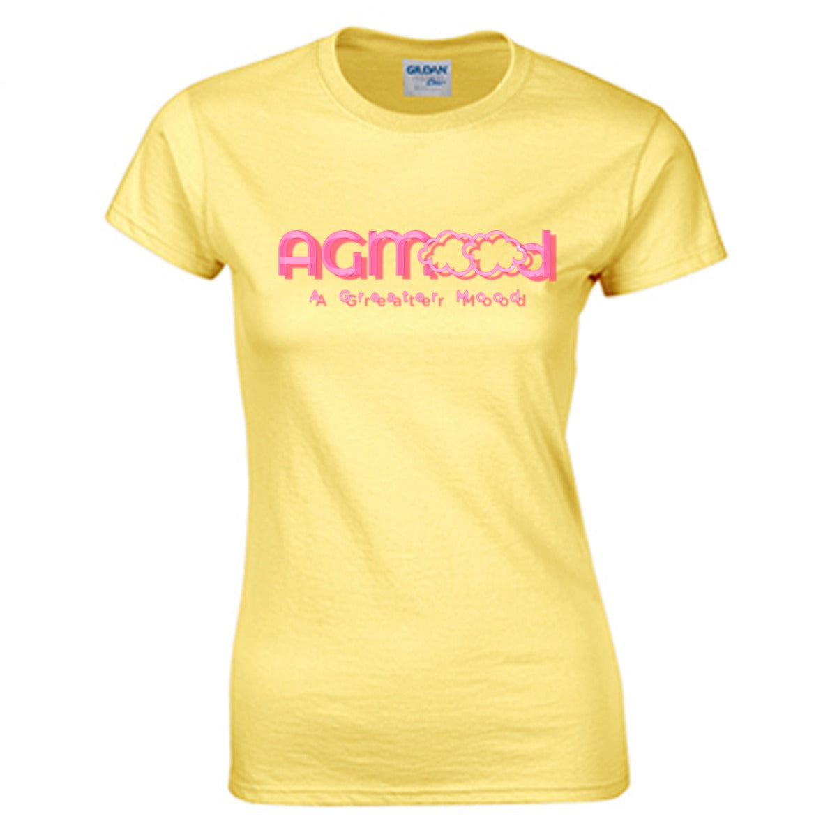 Women's AGM Pink 3D Logo T-shirt