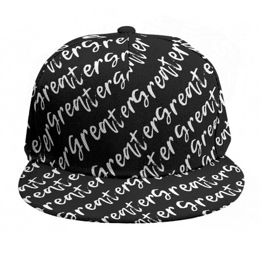 Greater Black Print Cap