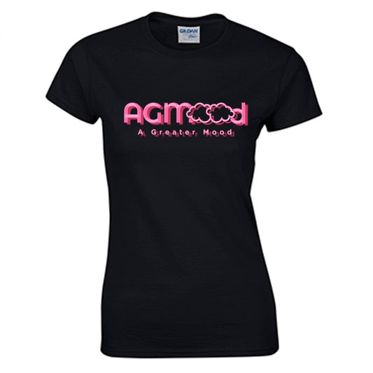 Women's AGM Pink 3D Logo T-shirt