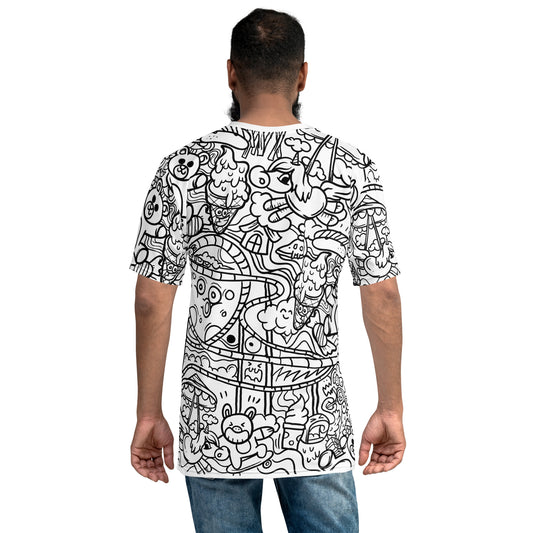 Graffiti Print Men's t-shirt