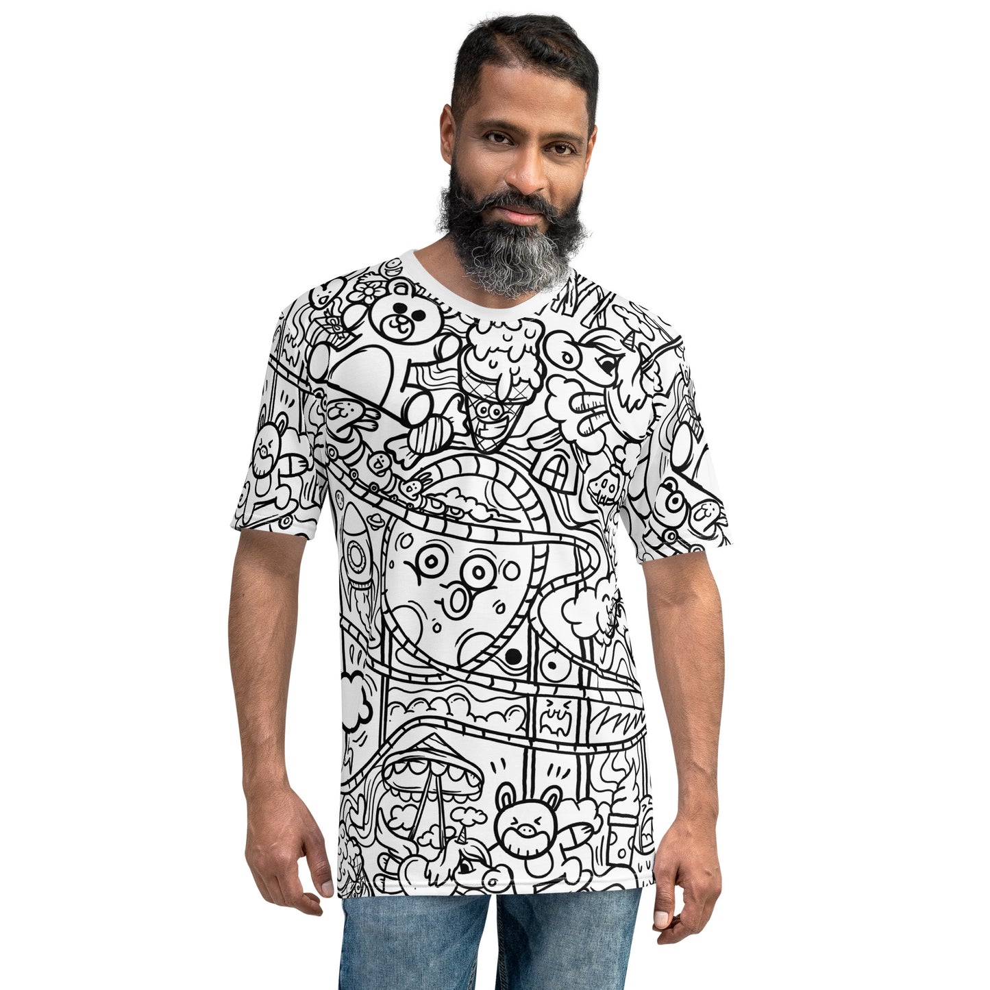 Graffiti Print Men's t-shirt