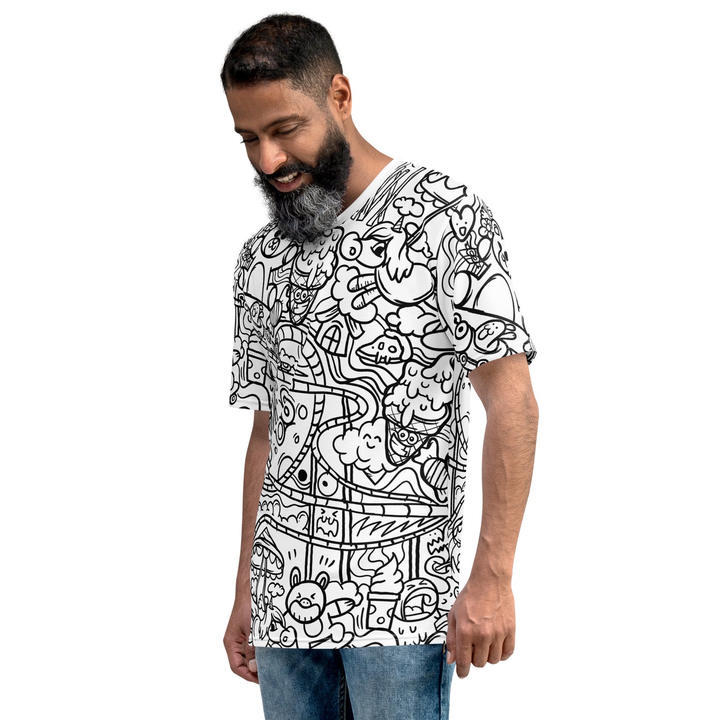 Graffiti Print Men's t-shirt