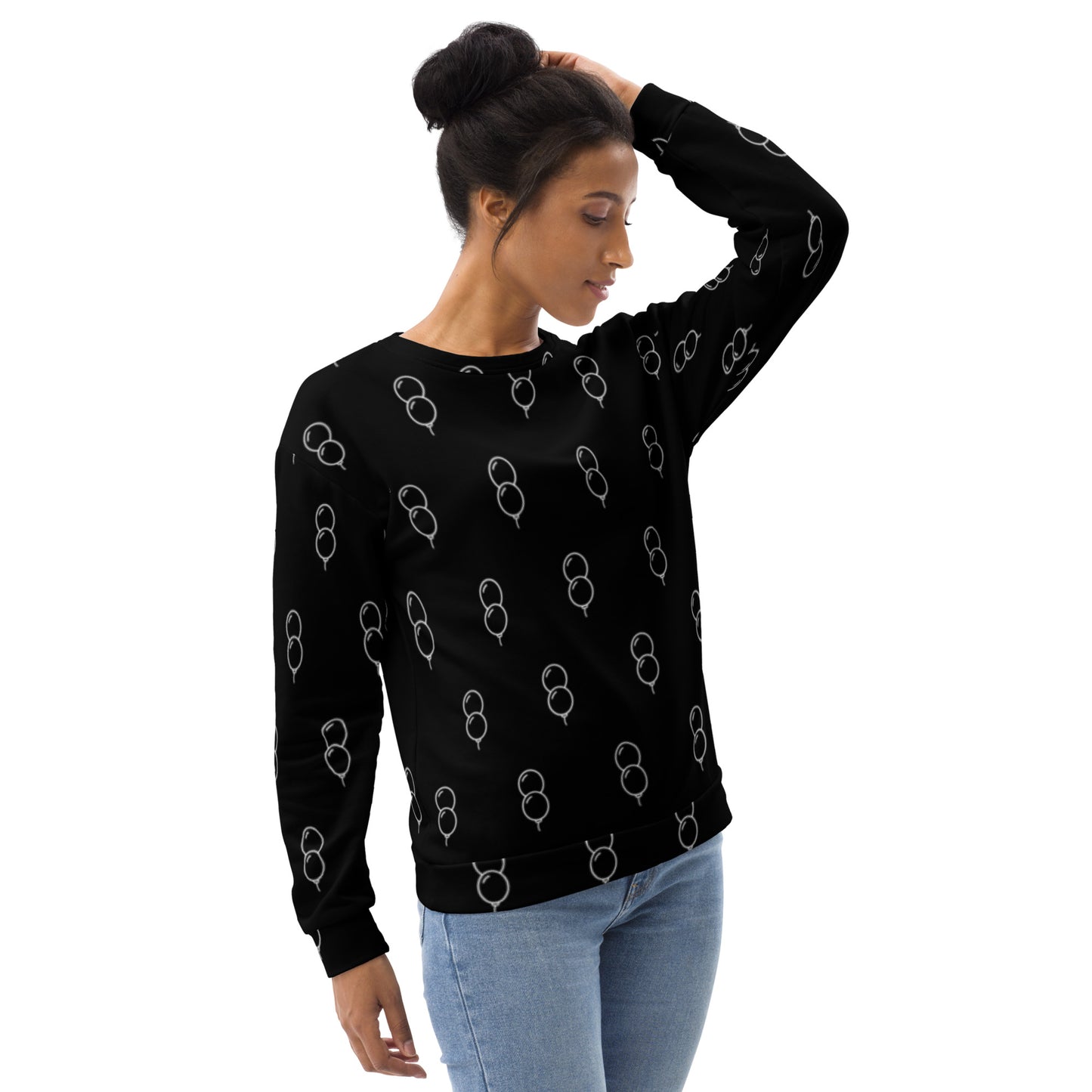 Balloon Print Unisex Sweatshirt